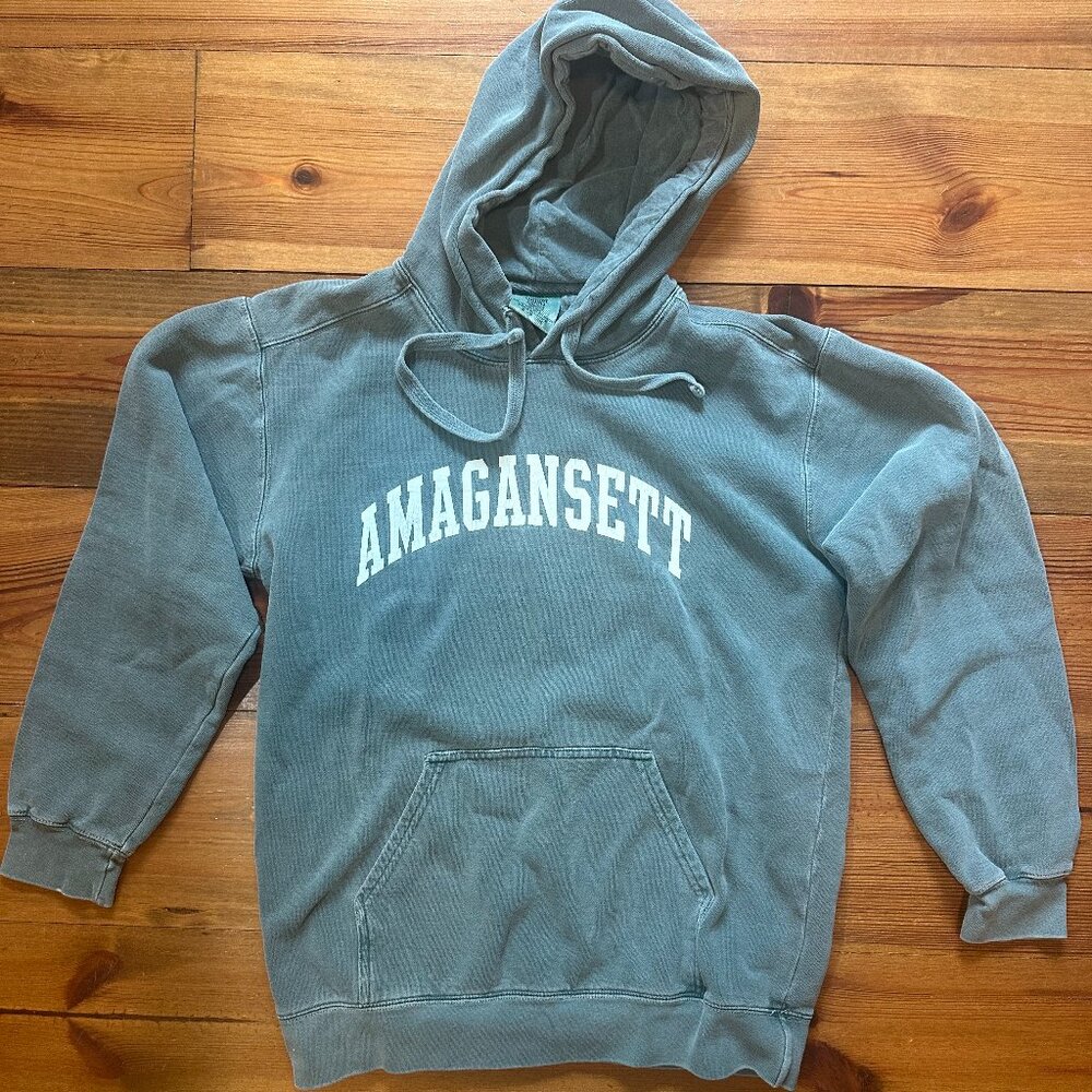 "Amagansett" green hoodie